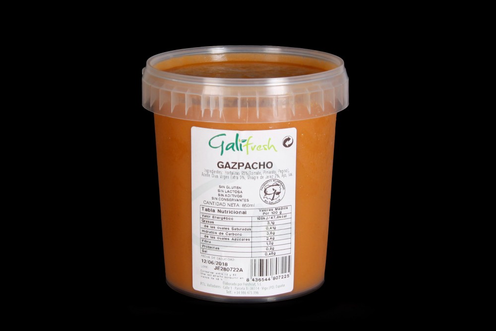 Disfruta de productos ya elaborados | GAZPACHO | FrutasNieves