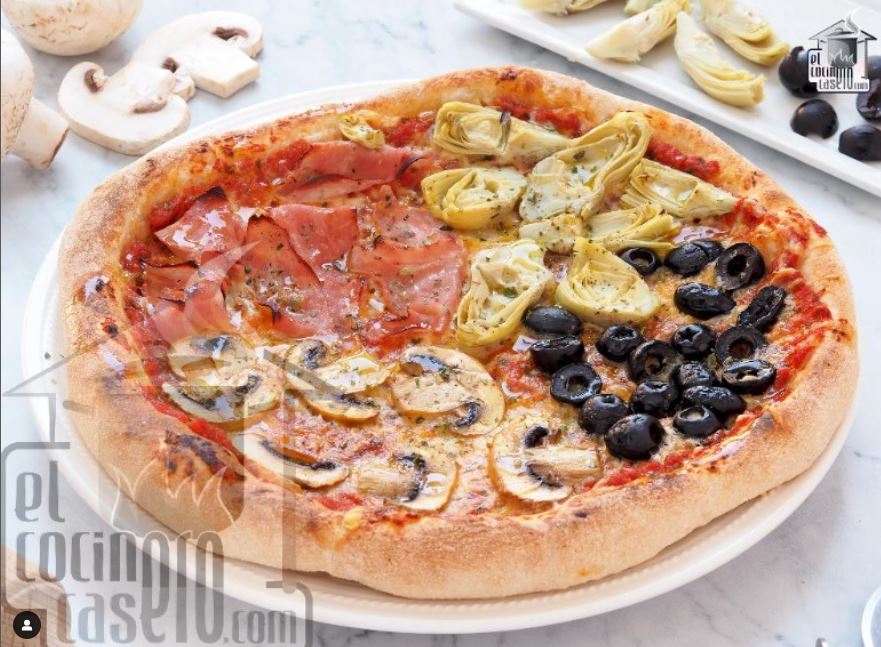 Pizza cuatro estaciones